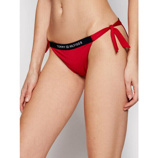 Tommy Hilfiger Dół od bikini Cheeky UW0UW02709 Czerwony
