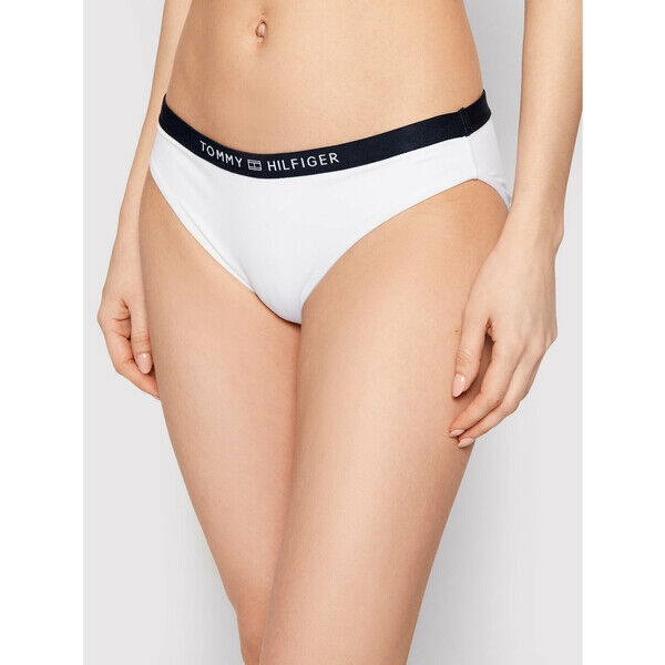 Tommy Hilfiger Dół od bikini Classic UW0UW02710 Biały