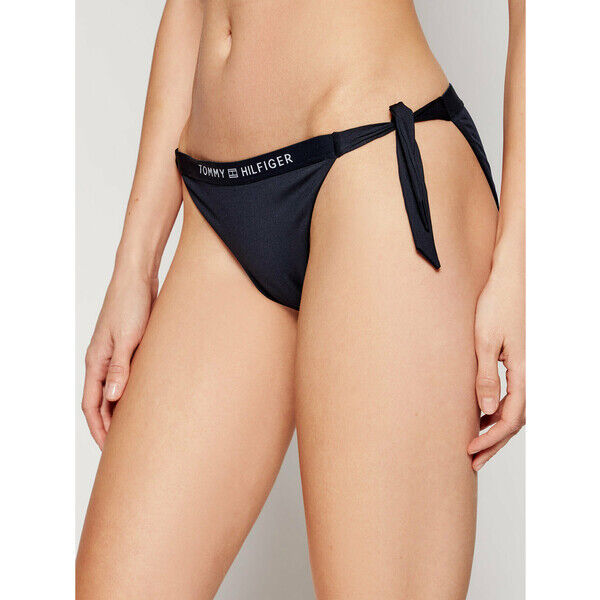 Tommy Hilfiger Dół od bikini Cheeky UW0UW02709 Granatowy