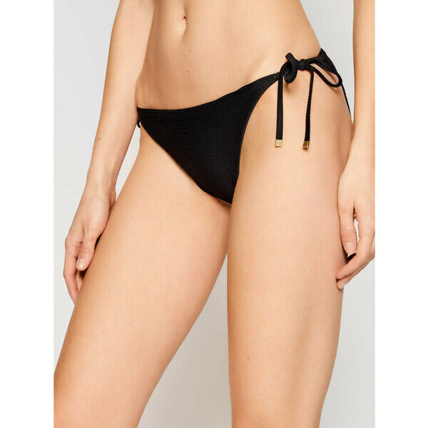 Tommy Hilfiger Dół od bikini String Side UW0UW02693 Czarny