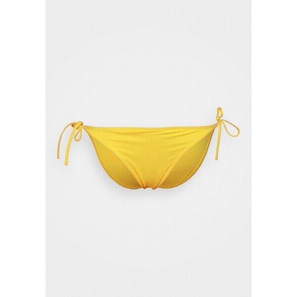 Calvin Klein Swimwear STRING SIDE TIE PLUS Dół od bikini hazard yellow C1781I02G