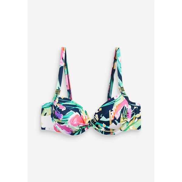 Next SHAPE ENHANCING Góra od bikini mottled dark blue NX381J01H