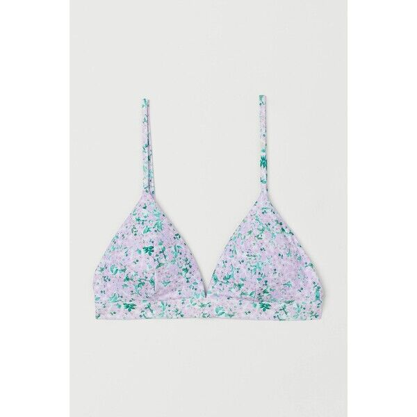 H&M Góra od kostiumu 0882757004 Jasnoróżowy/Kwiaty