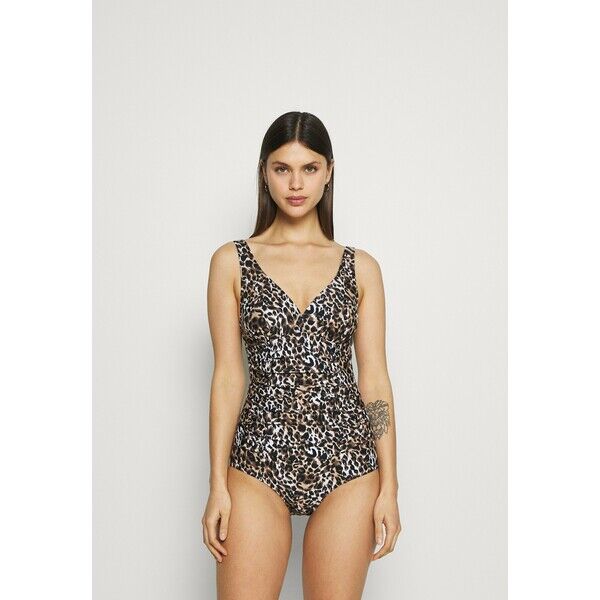 LASCANA SWIMSUIT Kostium kąpielowy brown L8381G029-O11