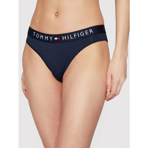 Tommy Hilfiger Figi klasyczne Bikini UW0UW01566 Granatowy