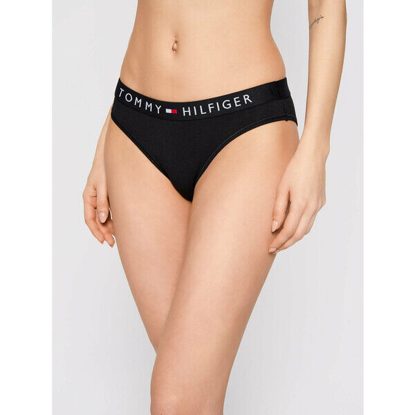 Tommy Hilfiger Figi klasyczne Bikini UW0UW01566 Czarny