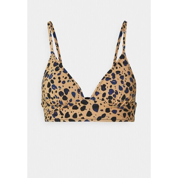watercult BEACH PEBBLES Góra od bikini black/sandstone WC381J00P