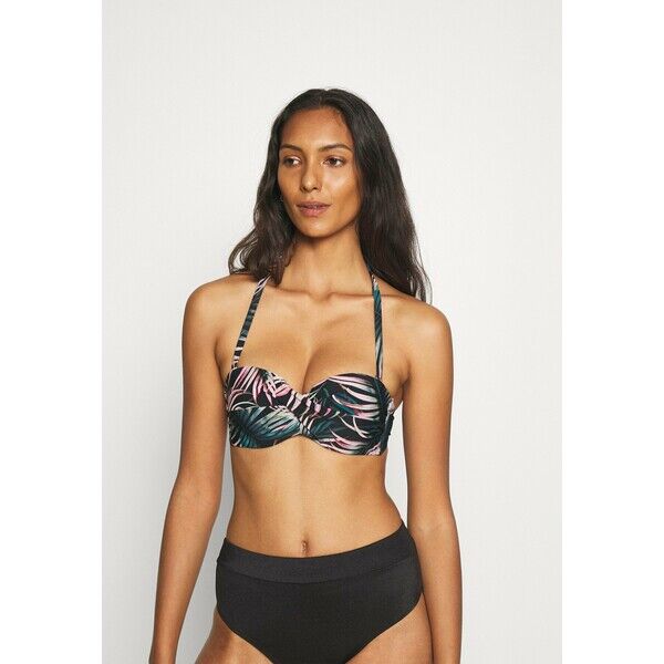 LASCANA WIRE-BANDEAU Góra od bikini black L8381J045