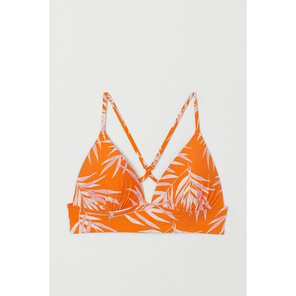 H&M Góra od kostiumu 0590928022 Pomarańczowy/Wzór