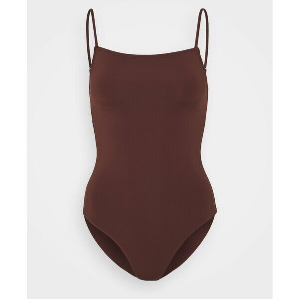 Pieces PCGINETTE SWIMSUIT Kostium kąpielowy rum raisin PE381G011