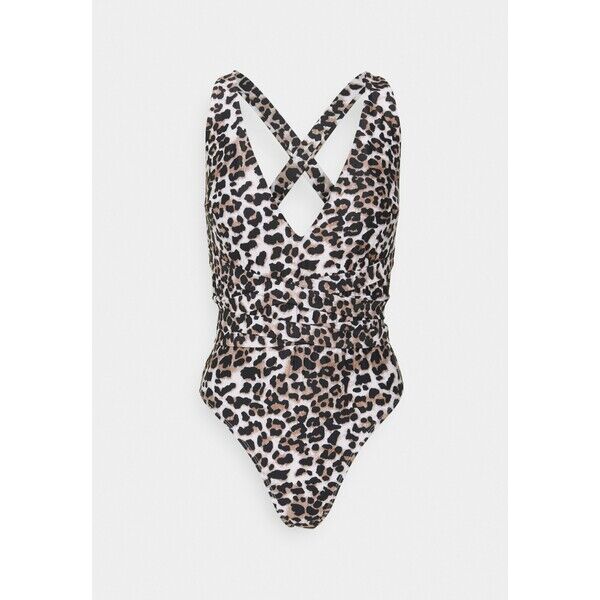 Nly by Nelly MUSE SWIMSUIT Kostium kąpielowy brown NEG81G000