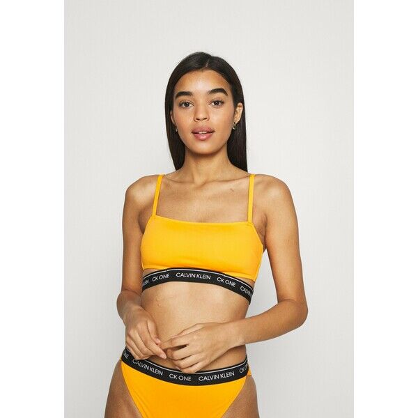 Calvin Klein Swimwear BRALETTE Góra od bikini sunrise orange C1781J02M