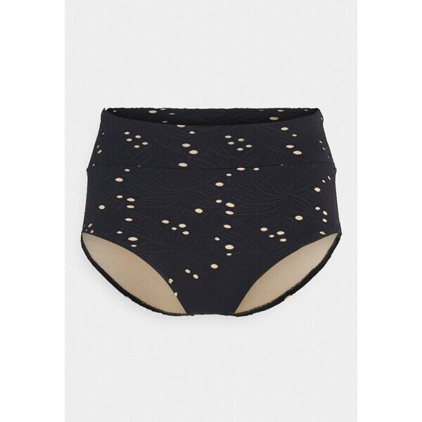 Rhythm IVY HIGH WAIST PANT Dół od bikini black 2RH81I00M