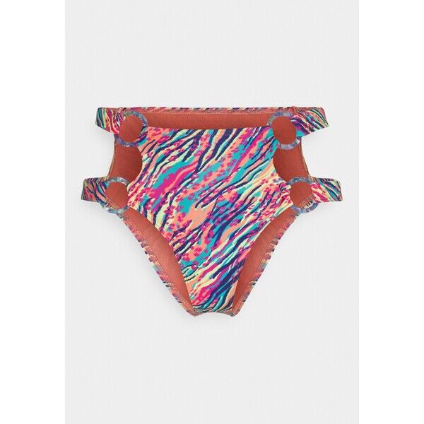 Wolf & Whistle RING DETAIL HIGH WAIST BIKINI BRIEF Dół od bikini multi WOC81I00I