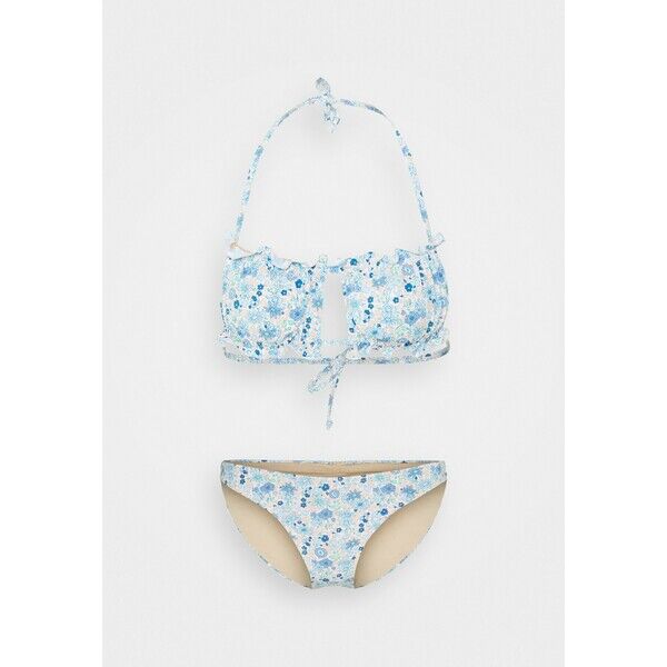 Cotton On Body GATHERED BACKLESS BANDEAU GATHERED BUM FULL Bikini light blue C1R81L01E