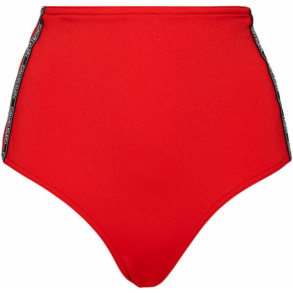 Calvin Klein Swimwear Dół od bikini KW0KW01318 Czerwony