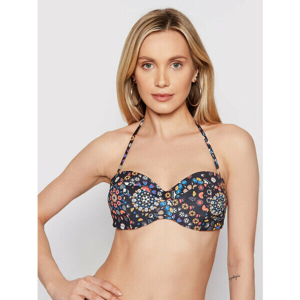 Desigual Góra od bikini 21SWMK28 Czarny