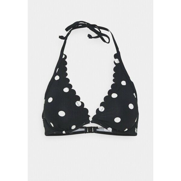 LASCANA WIRE Góra od bikini black/white L8381J040
