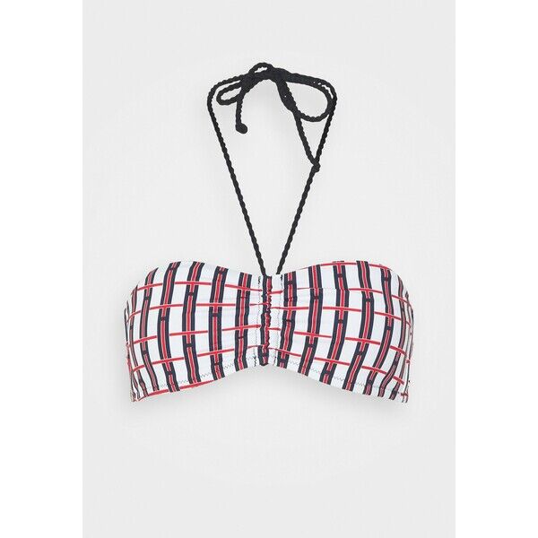 Tommy Hilfiger BANDEAU Góra od bikini white TO181J02J