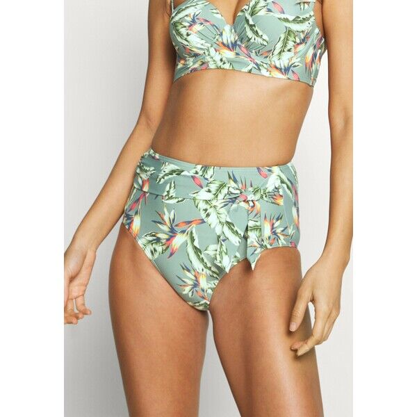 Esprit PANAMA BEACH HIGH BRIEF Dół od bikini light khaki ES181I0C2