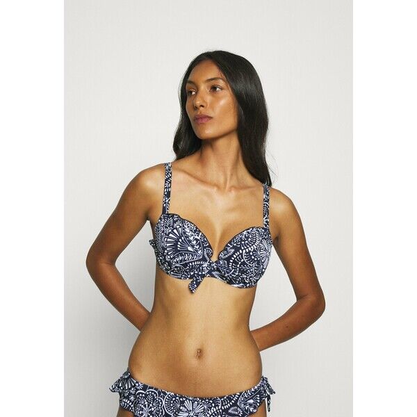 Pour Moi HOT SPOTS LIGHTLY PADDED UNDERWIRED Góra od bikini navy scandi POJ81A015