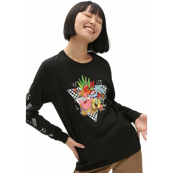 Vans WM VANS X SPONGEBOB BIKINI BOTTOM LS Bluzka z długim rękawem (spongebob) bikini bottom VA221D0DF