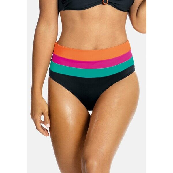 Feba Swimwear Dół od bikini tęczowe wysoki stan FEP81I00D