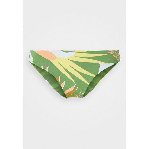 Roxy WILDFLOWERS REGULAR BOTTOM Dół od bikini turf green undertone RO581I051