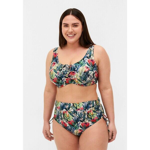 Zizzi Góra od bikini green Z1781J027