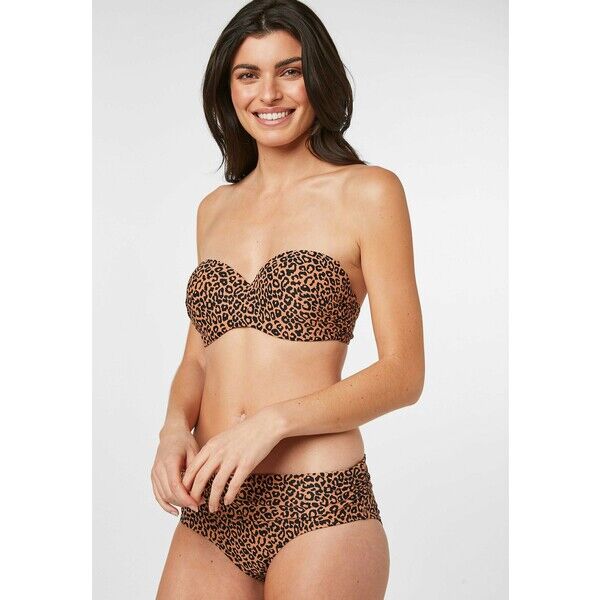 Next PINK ANIMAL Góra od bikini mottled brown NX381J03F