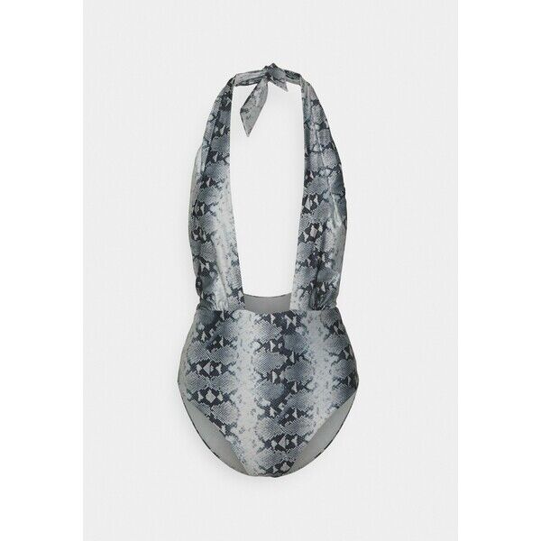Hunkemöller SNAKE WRAP Kostium kąpielowy blue HM181G035