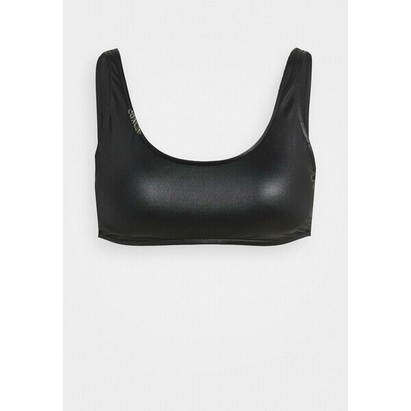 Calvin Klein Swimwear CORE ESSENTIALS BRALETTE Góra od bikini black C1781J023