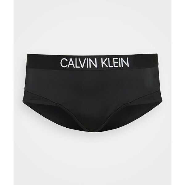 Calvin Klein Swimwear CURVE HIGH WAIST PLUS Dół od bikini black C1781I02M