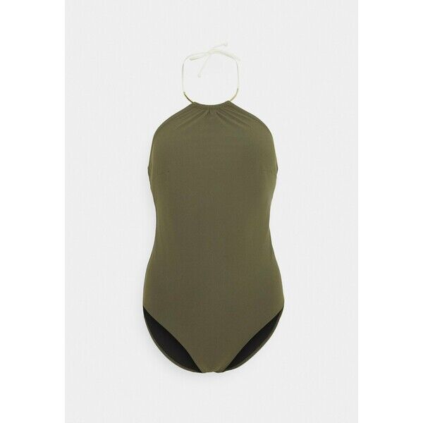 Chantelle GLORY SWIMSUIT Kostium kąpielowy khaki/gold-coloured CH981G004