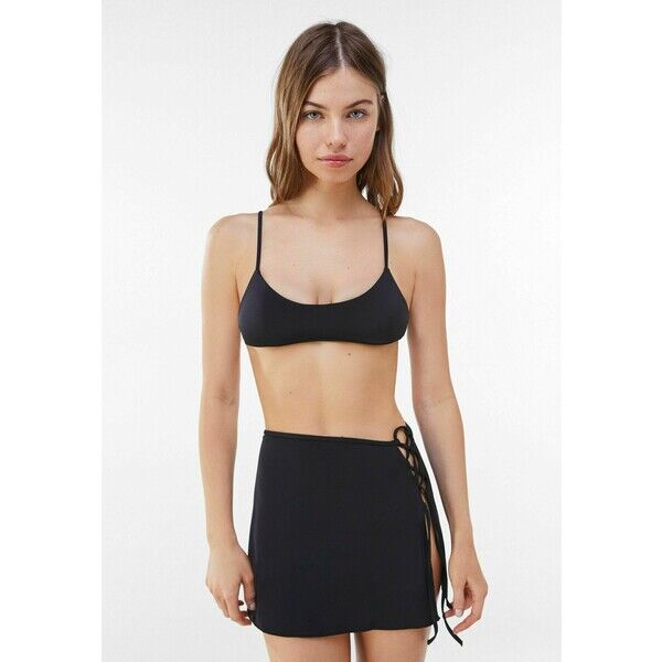 Bershka Góra od bikini black BEJ81J00F