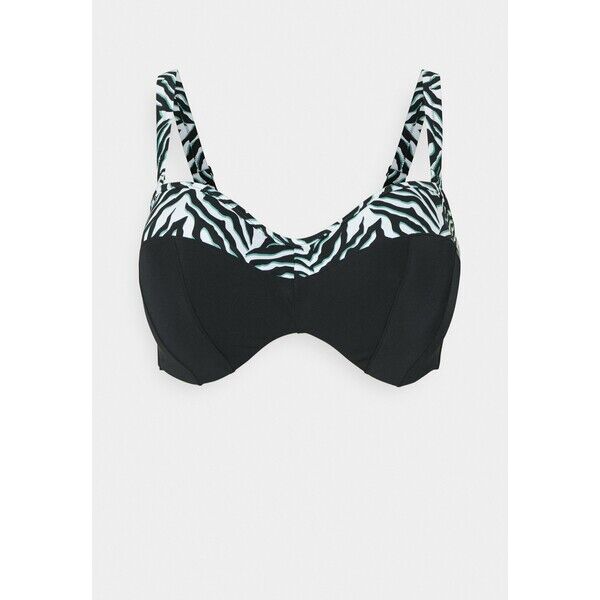 Elomi ZULU RHYTHM BANDEAU Góra od bikini black E0781J008