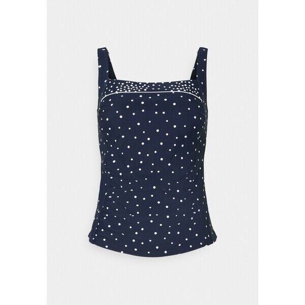 LASCANA TANKINI Góra od bikini navy/white L8381J048