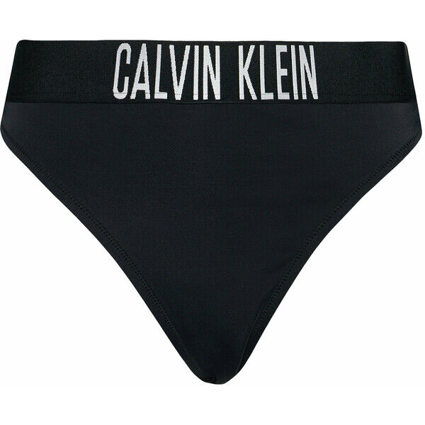 Calvin Klein Swimwear Dół od bikini Classic Plus KW0KW01392 Czarny