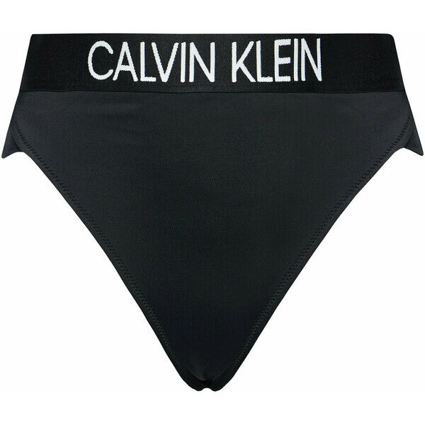 Calvin Klein Swimwear Dół od bikini Hipster Plus KW0KW01398 Czarny