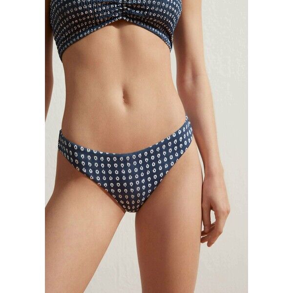 OYSHO BATIK Dół od bikini dark blue OY181I0G5