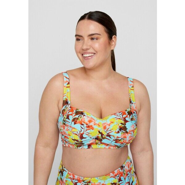Zizzi Góra od bikini light blue Z1781J026