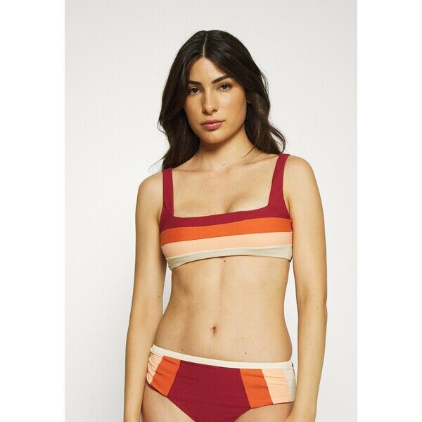 Rip Curl DAYS BLOCK BRA Góra od bikini maroon RI781J02O