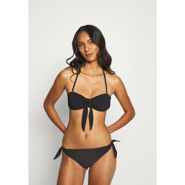 Filippa K MATTE BANDEAU KNOT Góra od bikini black F1481J00H