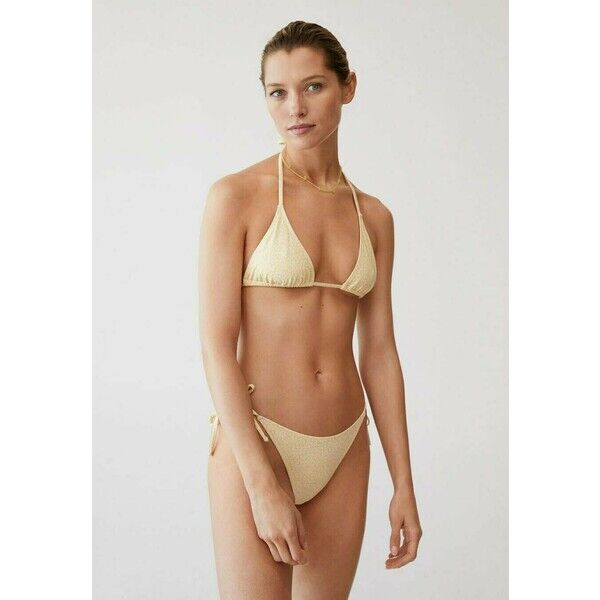 Mango Góra od bikini pastel yellow M9181J023