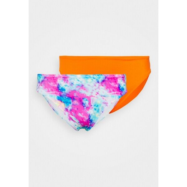 Simply Be VALUE BRIEFS 2 PACKS Dół od bikini tie dye/orange SIE81I003