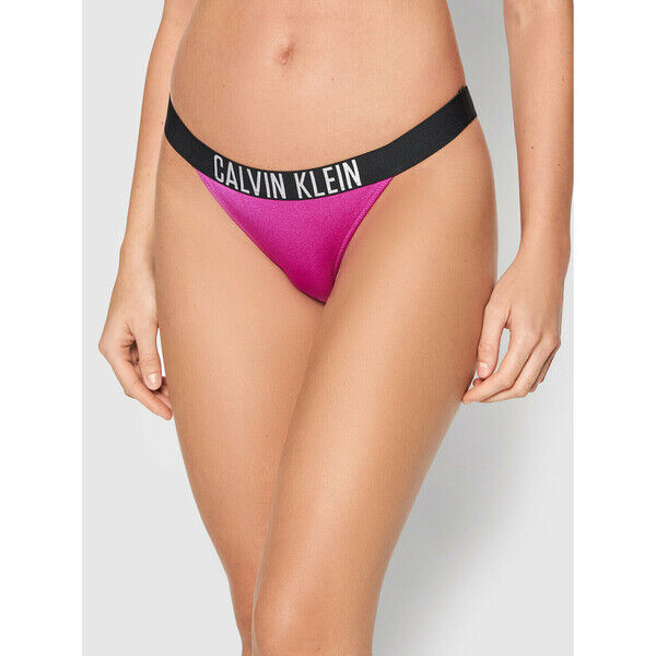 Calvin Klein Swimwear Dół od bikini KW0KW01465 Różowy
