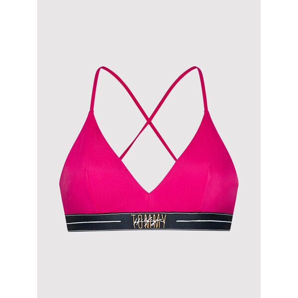 Tommy Hilfiger Góra od bikini Triangle Fixed UW0UW03050 Różowy
