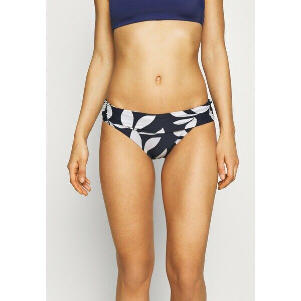 Marks & Spencer London MONO FLORAL Dół od bikini navy QM481I004
