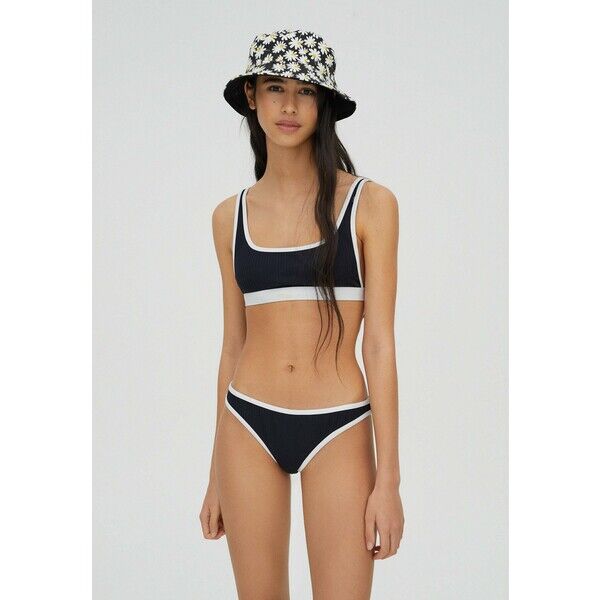 PULL&BEAR Dół od bikini black PUC81I00P