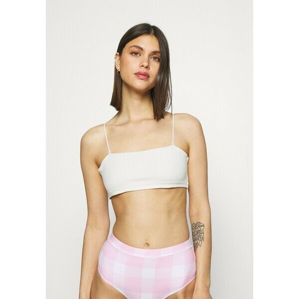 Weekday BAY SWIM Góra od bikini off white WEB81J01N